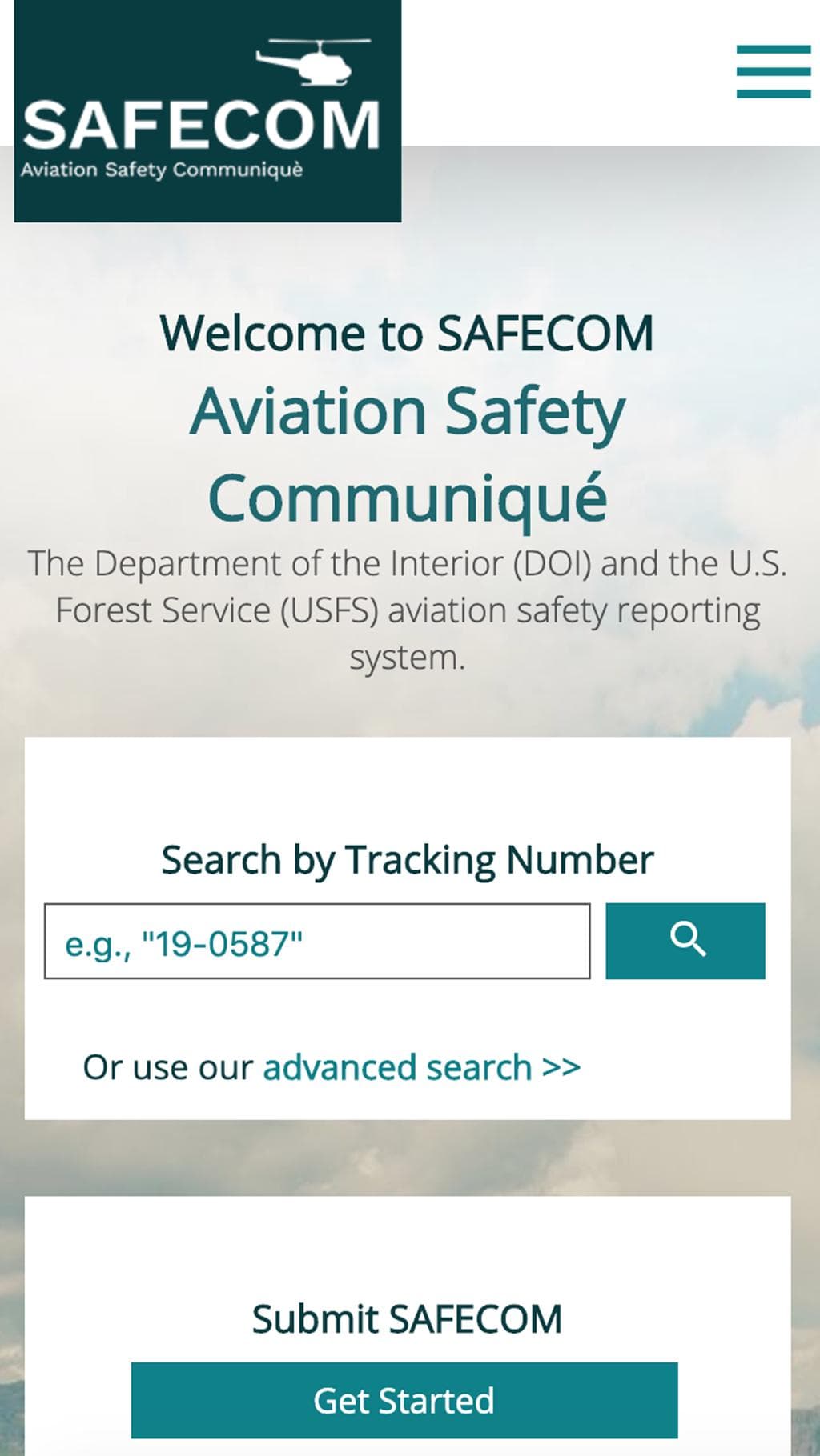 Screen shot of Safecom.